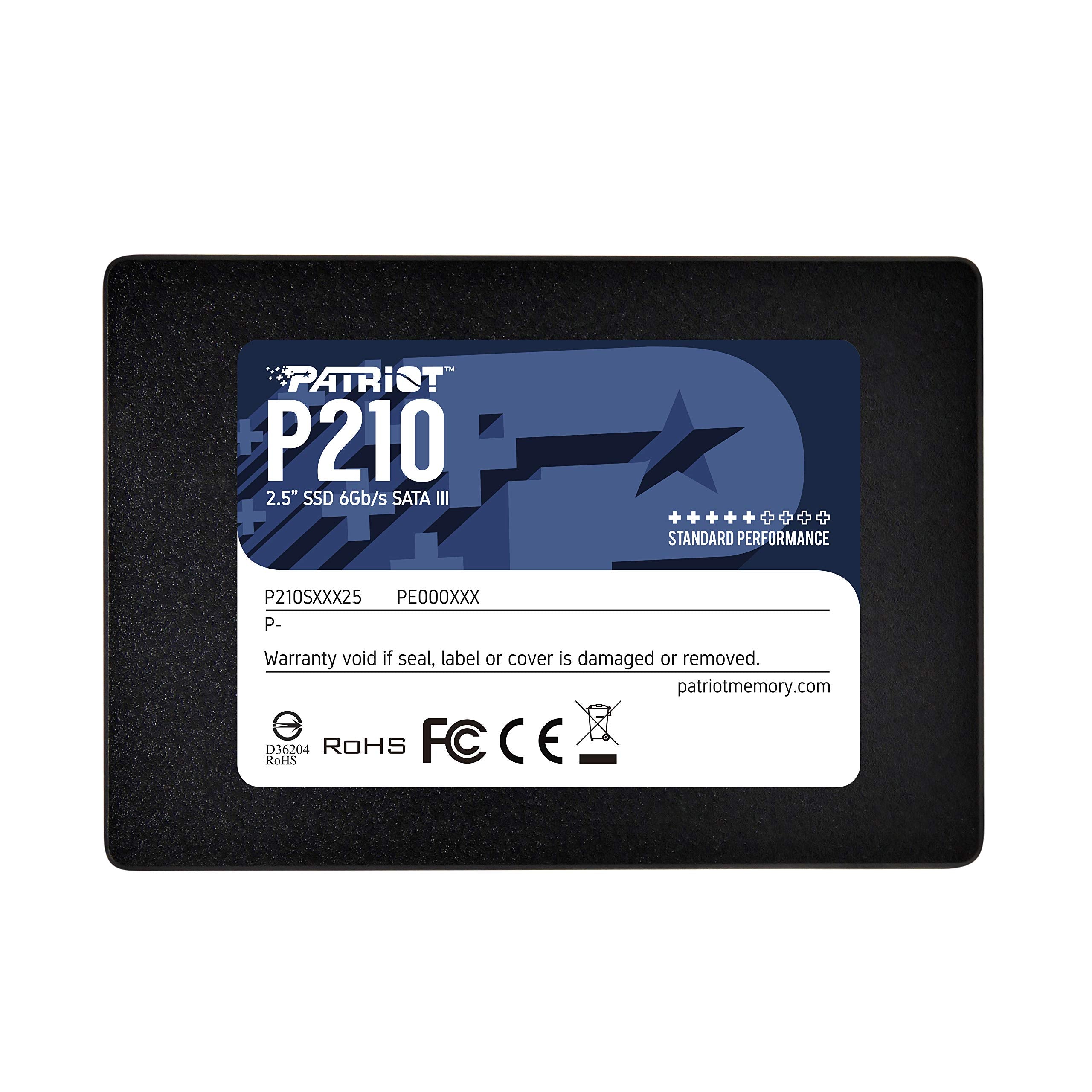 Patriot Memory P210 SATA 3 256GB SSD 2.5 Inch Internal Solid State Drive P210S256G25