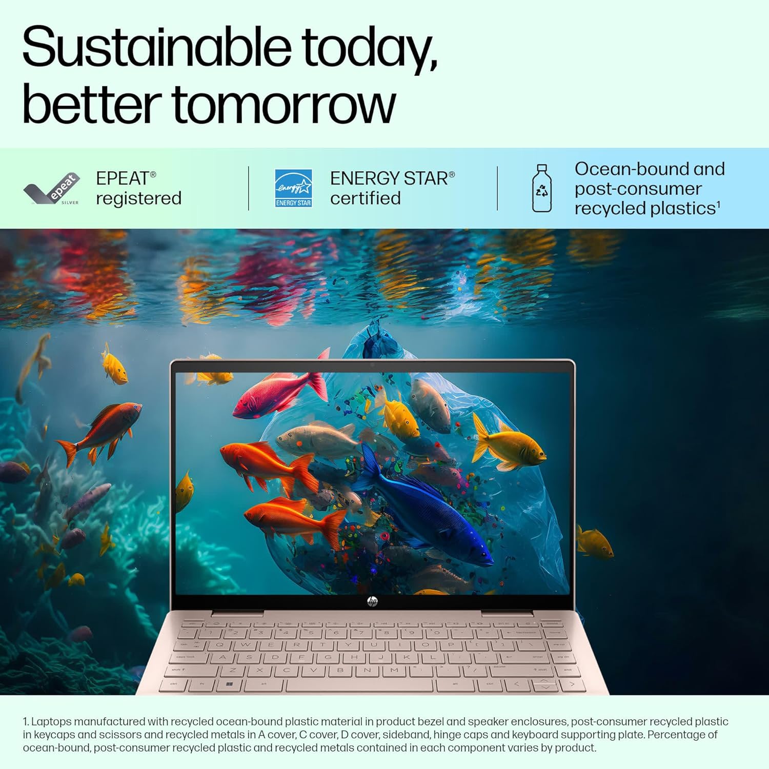 HP Pavilion x360, 13th Gen Intel Core i7-1355U, 16GB DDR4, 512GB SSD, (Win 11, Office 21, Gold,1.51kg),Touchscreen, IPS,15.6-inch(39.6cm) FHD Laptop, Iris Xe Graphics, 5MP camera, Backlit KB, ek1020TU