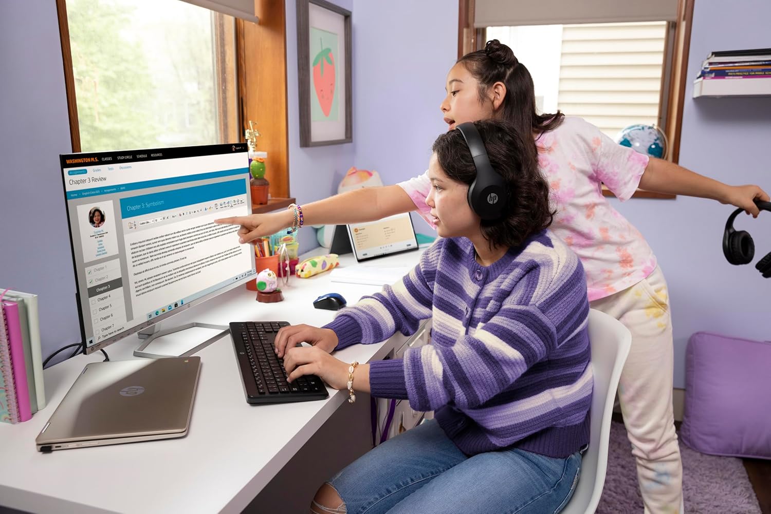 HP P22vb G5 21.5 inch VA MII Monitor, Anti-Glare,Brightness; Color; Image, Security Lock-Ready, 21.5-inch Diagonal, FHD VA Screen to tilt adjustability, Including HDMI and VGA.