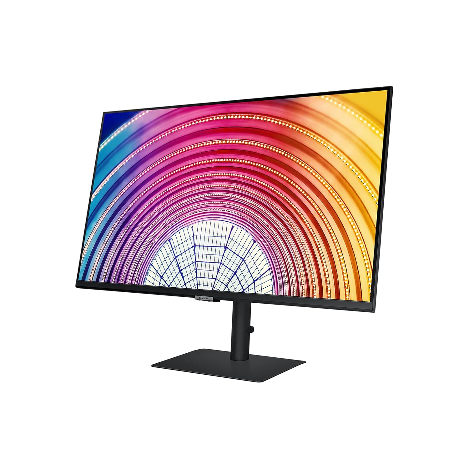 Samsung 32-inch(80cm) QHD Monitor, Bezel Less Design, 1 Billion Colors, HDR10, HAS, Intelligent Eye Care, AMD FreeSync™, FSC-Certified, Energy Saving (LS32A600NWWXXL, Black)