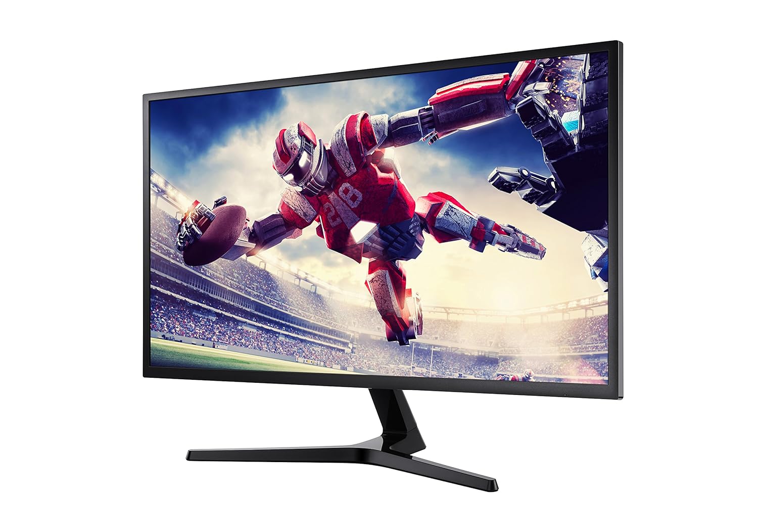 Samsung 32-inch(80.1cm) 4K UHD, Flat Monitor, 1 Billion Colors, PBP, Slim Bezels, AMD FreeSync (LU32J590UQWXXL, Dark Blue Gray)