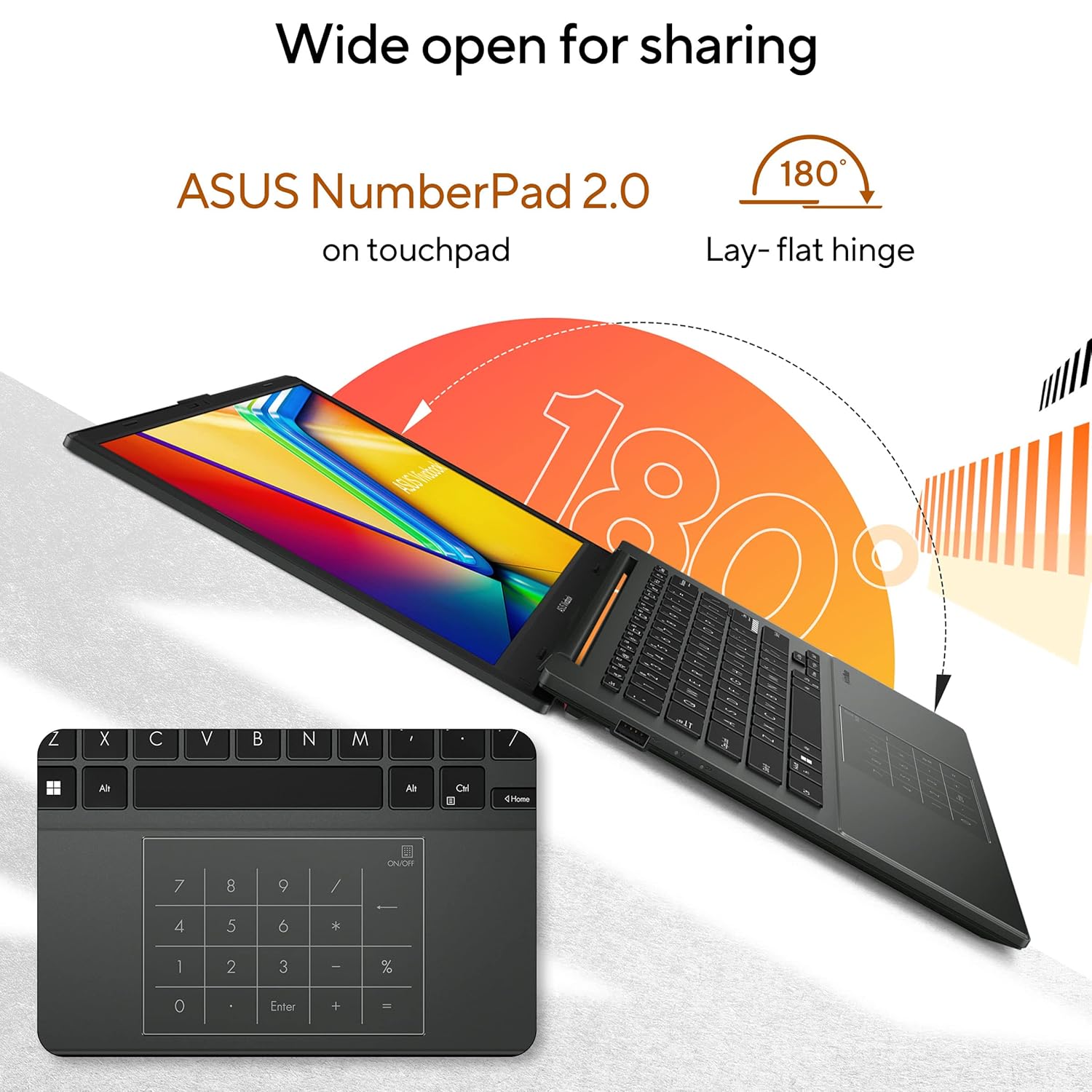 ASUS Vivobook Go 14 (2023), AMD Ryzen 3 7320U, 14-inch (35.56 cm) FHD, Thin & Light Laptop (8GB/512GB SSD/Windows 11/Office 2021/Alexa Built-in/Mixed Black/1.38 kg), E1404FA-NK322WS