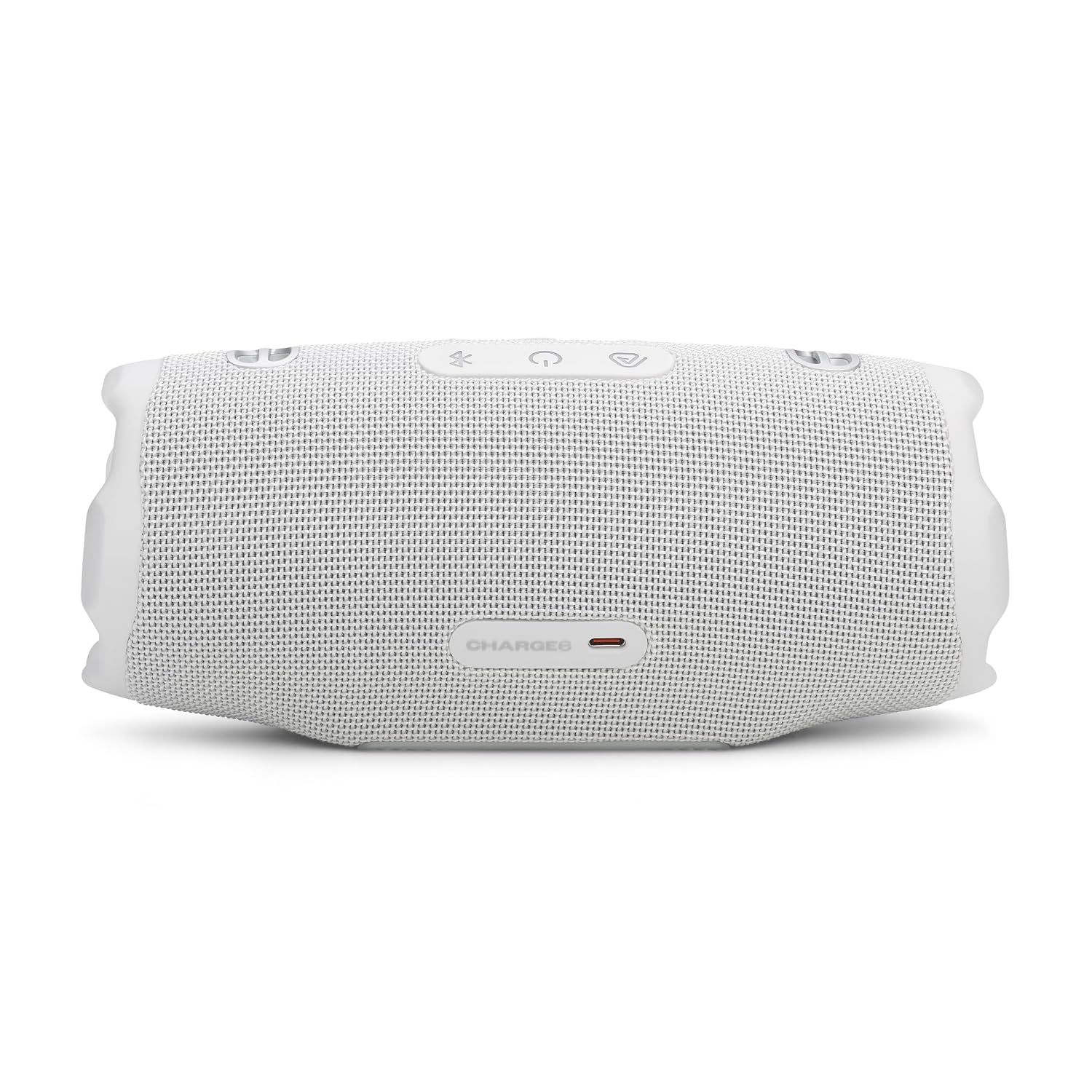 JBL Charge 6 - Portable Waterproof & Drop-Proof Bluetooth Speaker, Bold Pro Sound with AI Sound Boost, 28Hrs of Playtime, Built-in powerbank & Comes with a Sturdy/Removable Carrying Strap (White)