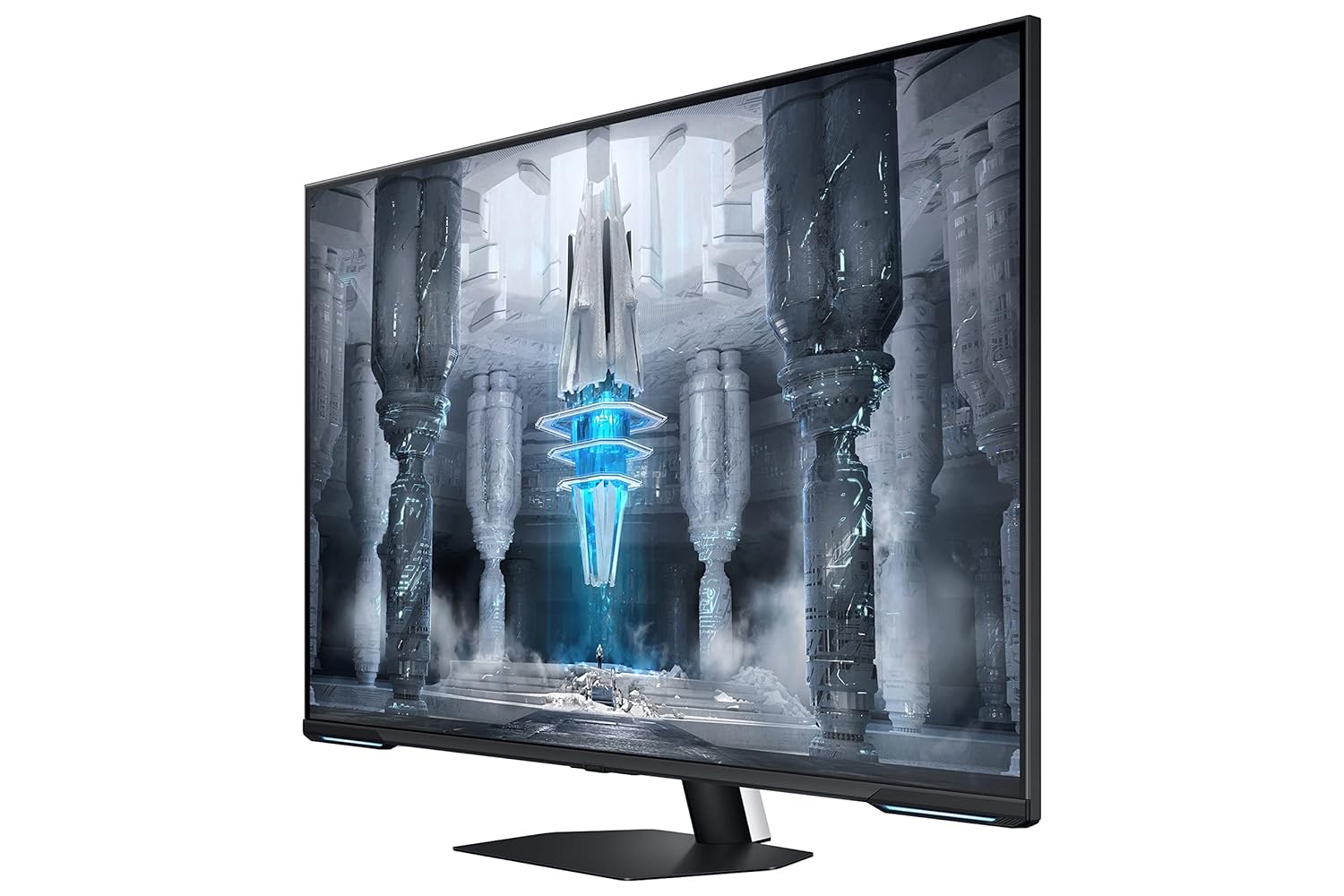 Samsung 43-inch(108cm) Odyssey Neo G7 UHD, 144Hz, 1 ms, Flat Gaming Monitor, Smart TV, Gaming Hub, Quantum Mini LED, HDR600, Game Bar, AMD FreeSync Premium Pro, (LS43CG700NWXXL, Black)