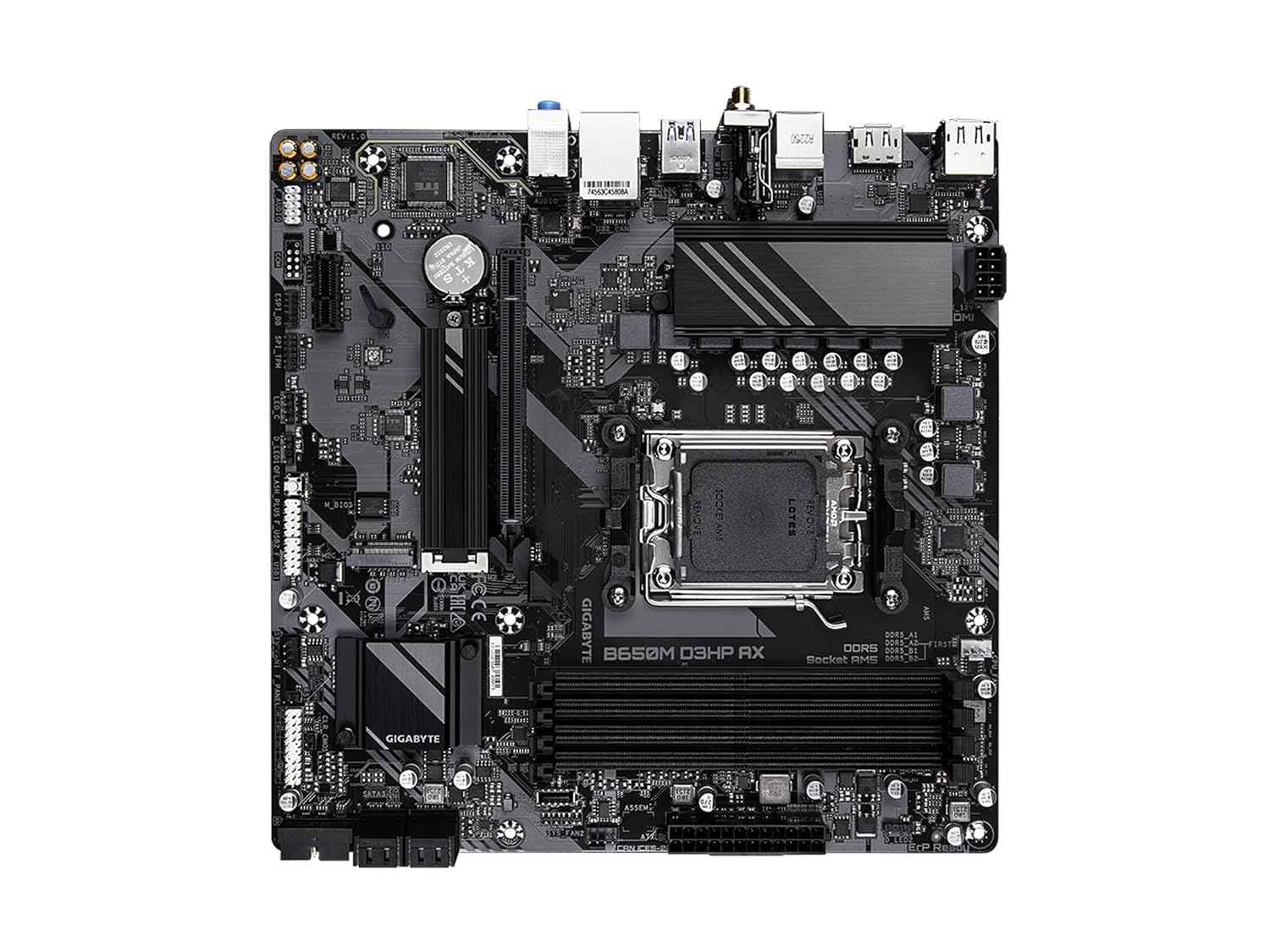 GIGABYTE B650M D3HP AX AM5 LGA 1718 AMD B650 M-ATX DDR5 Motherboard