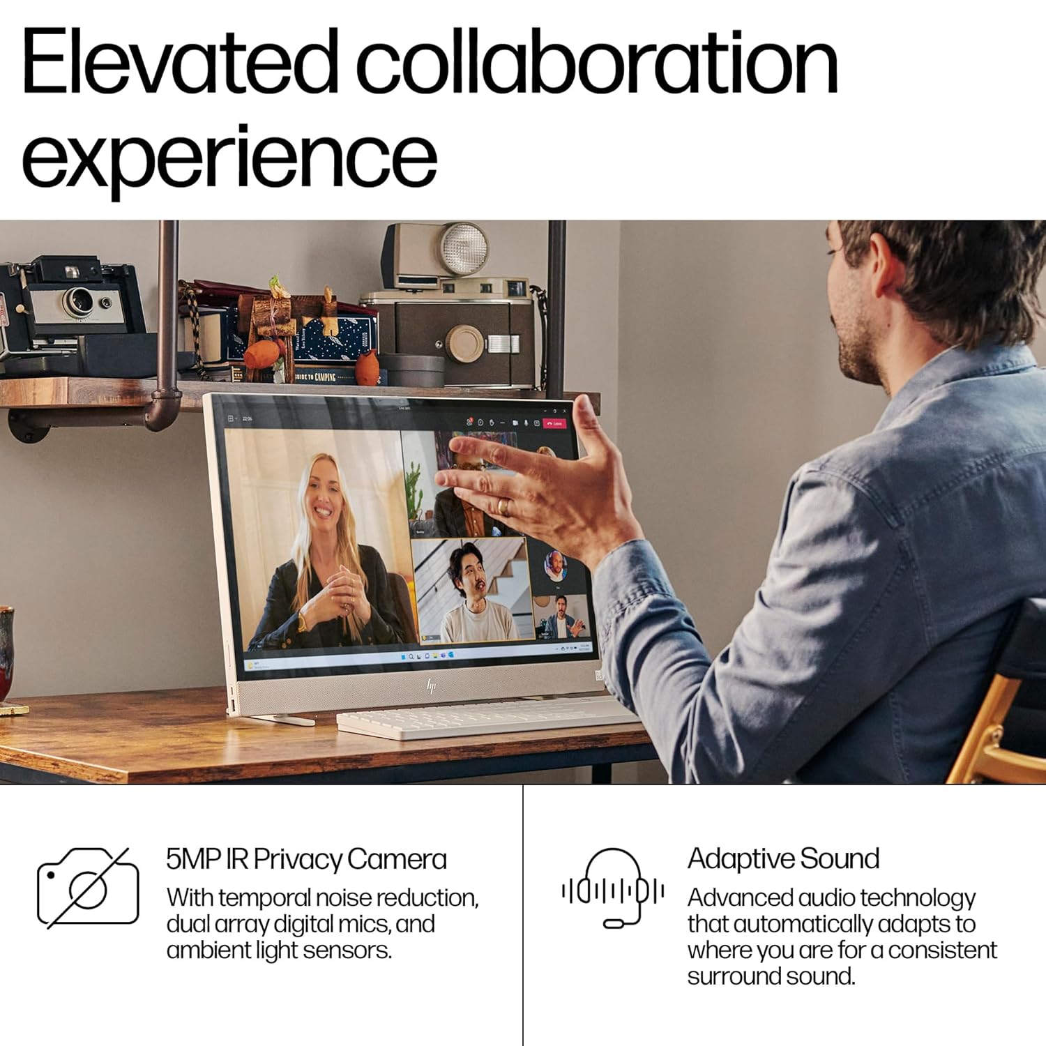 HP Envy Move All in One 24,13th Gen Intel Core i5-1335U,23.8inch(60.5cm),QHD,Three Sided Micro Edge,16GB DDR5,1TB SSD,Bluetooth Keyboard,Win 11 Home,4.1Kg,24-cs0047in - Zapnet.in