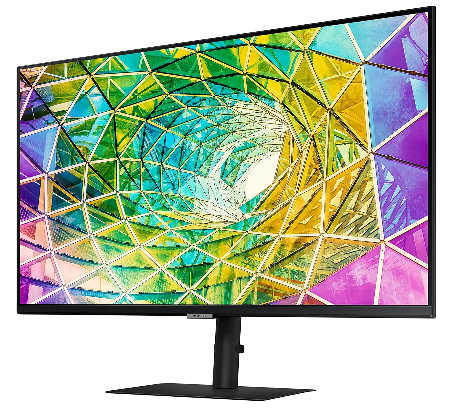 Samsung 32-Inch(81cm) UHD 4K High Resolution Monitor, HDR Support, 1 Billion Colors, Eye Care, AMD Freesync, Border-Less Design, Height Adjustable Stand, Energy Saving (LS32A800NWXXL, Black)
