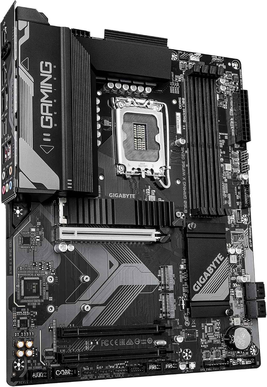 GIGABYTE B760 Gaming X WIFI6E GEN5 Motherboard - Supports 14th Gen Intel Core Processors, 8+1+1 Phase VRM, Up to 5600MHz DDR5, 3x PCIe 4.0 M.2, Wi-Fi 6E, 2.5GbE LAN, USB 3.2 Gen 2