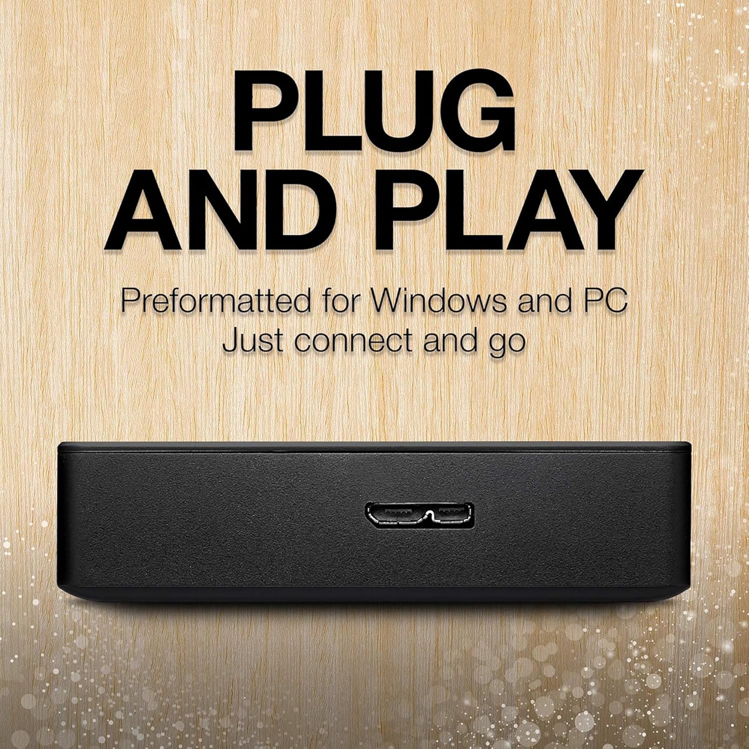 Seagate Portable 1TB External HDD – USB 3.0 for PC Laptop and Mac (STGX1000400)