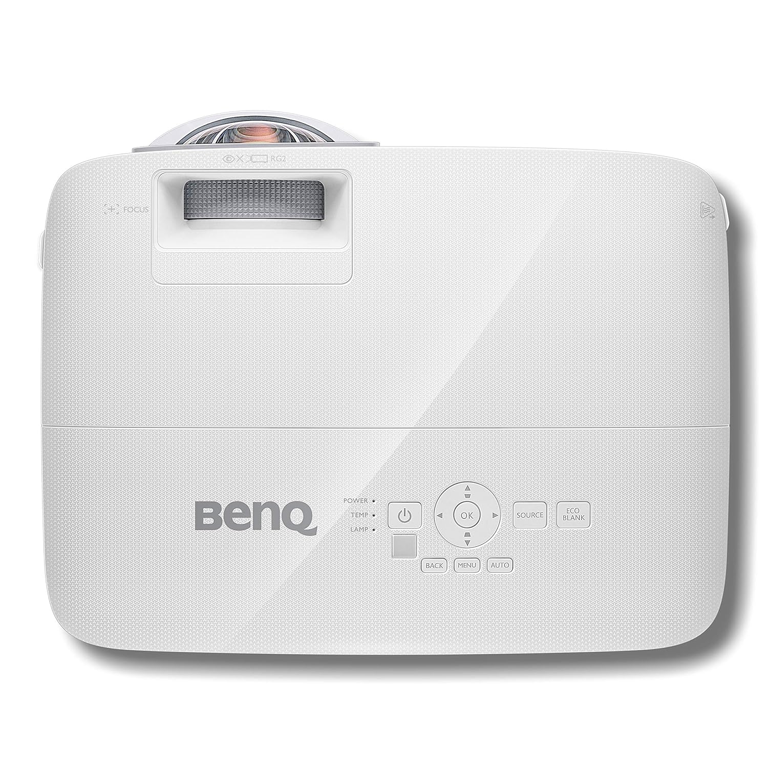 BenQ MX808PST+ Digital Projector, DLP Projection, XGA 1024x768, 3500 ANSI Lumen, Keystone Adjustment, Upto 15,000 Hours Lamp Life