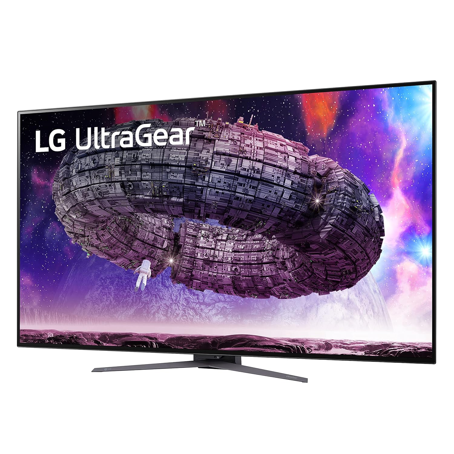 LG 48Gq900-B 48" Ultragear Uhd Oled Gaming Monitor With Anti-Glare, 1.5M : 1 Contrast Ratio & Dci-P3 99% (Typ.) With Hdr 10, 1Ms (Gtg) 120Hz Refresh Rate, Hdmi 2.1, Black
