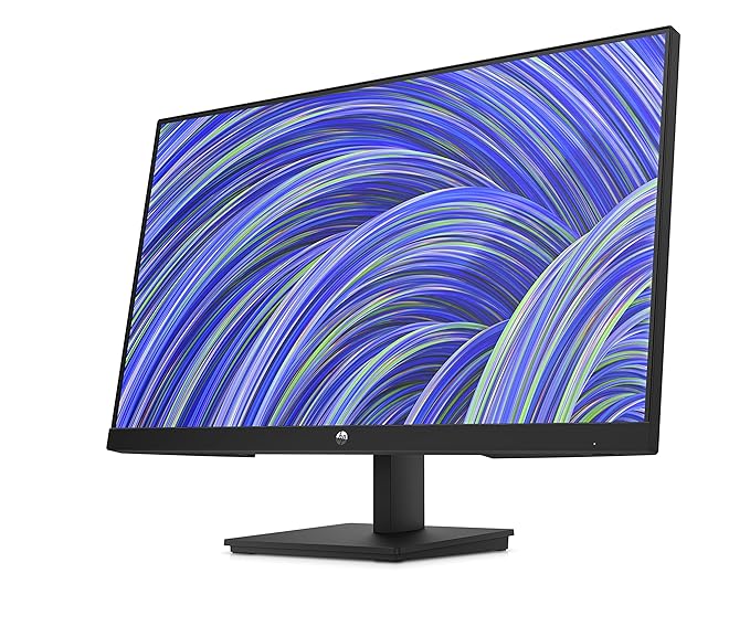 HP V24i G5 FHD Monitor, 23.8 Inch(60.5 cm) 1920 X 1200 Pixels 3 Side Micro Bezel, Full Hd, 60 Hz, IPS Panel with Vga, Hdmi Ports Display, TUV Certified- 65P59AA/65P59A6 (Black) - Zapnet.in
