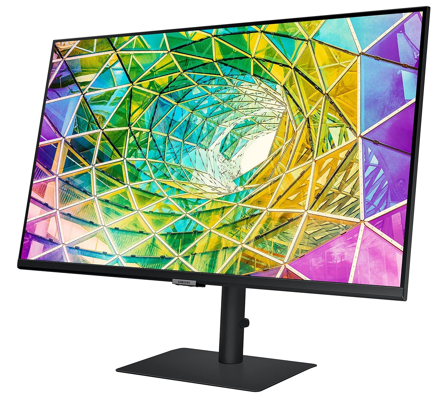 Samsung 32-Inch(81cm) UHD 4K High Resolution Monitor, HDR Support, 1 Billion Colors, Eye Care, AMD Freesync, Border-Less Design, Height Adjustable Stand, Energy Saving (LS32A800NWXXL, Black)