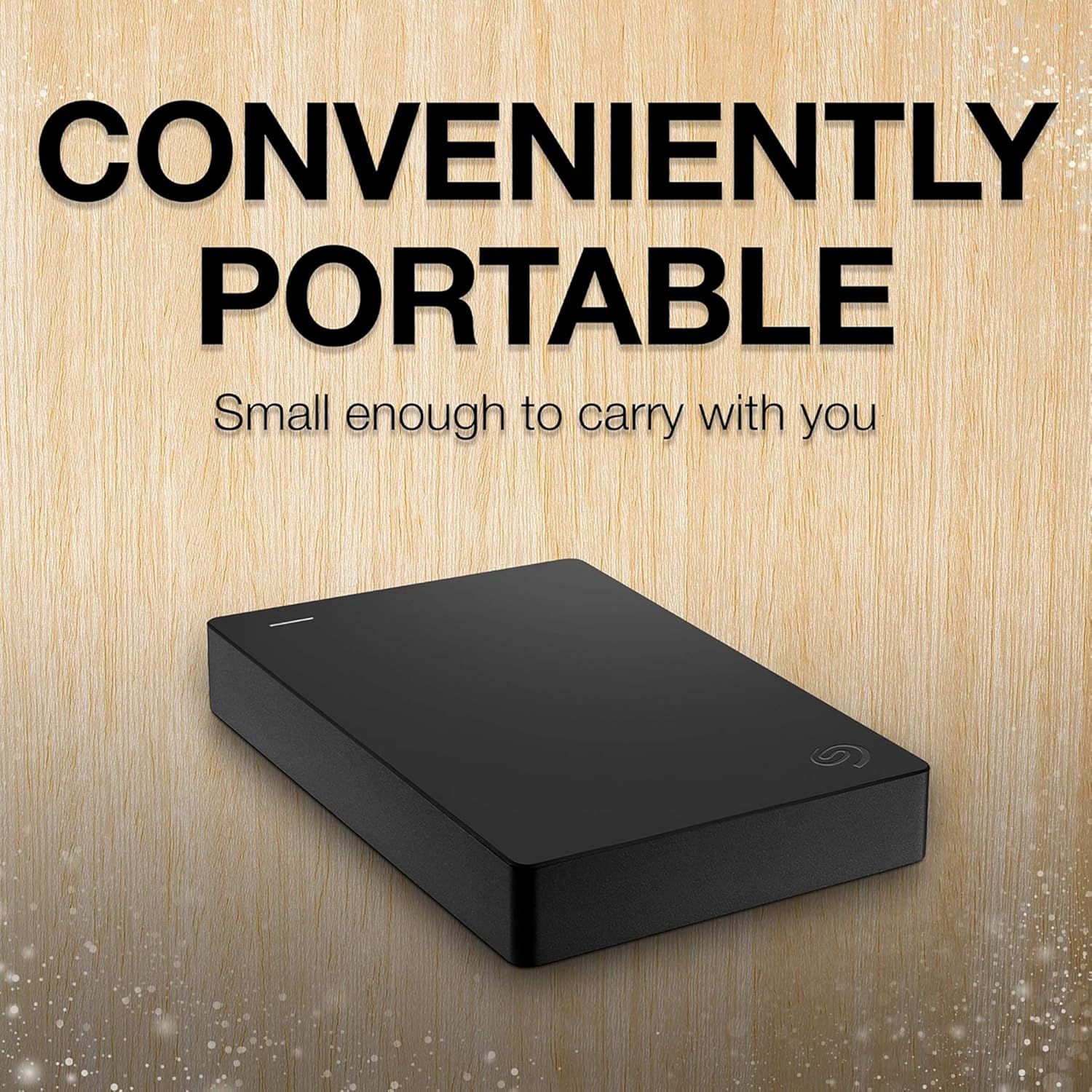 Seagate Portable 1TB External HDD – USB 3.0 for PC Laptop and Mac (STGX1000400)