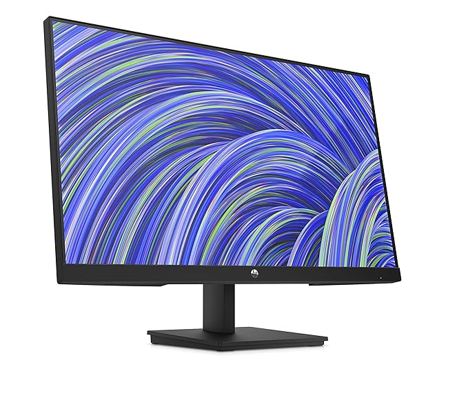HP V24i G5 FHD Monitor, 23.8 Inch(60.5 cm) 1920 X 1200 Pixels 3 Side Micro Bezel, Full Hd, 60 Hz, IPS Panel with Vga, Hdmi Ports Display, TUV Certified- 65P59AA/65P59A6 (Black) - Zapnet.in