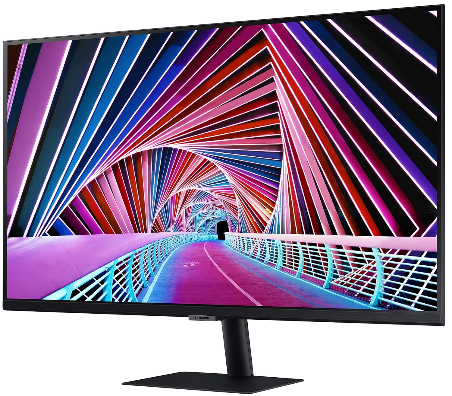 Samsung 32-inch(80cm) 4K UHD, Flat Monitor, Bezel Less Design, 1 Billion Colors, HDR10, FSC-Certified, Intelligent Eye Care (LS32A700NWWXXL, Black)