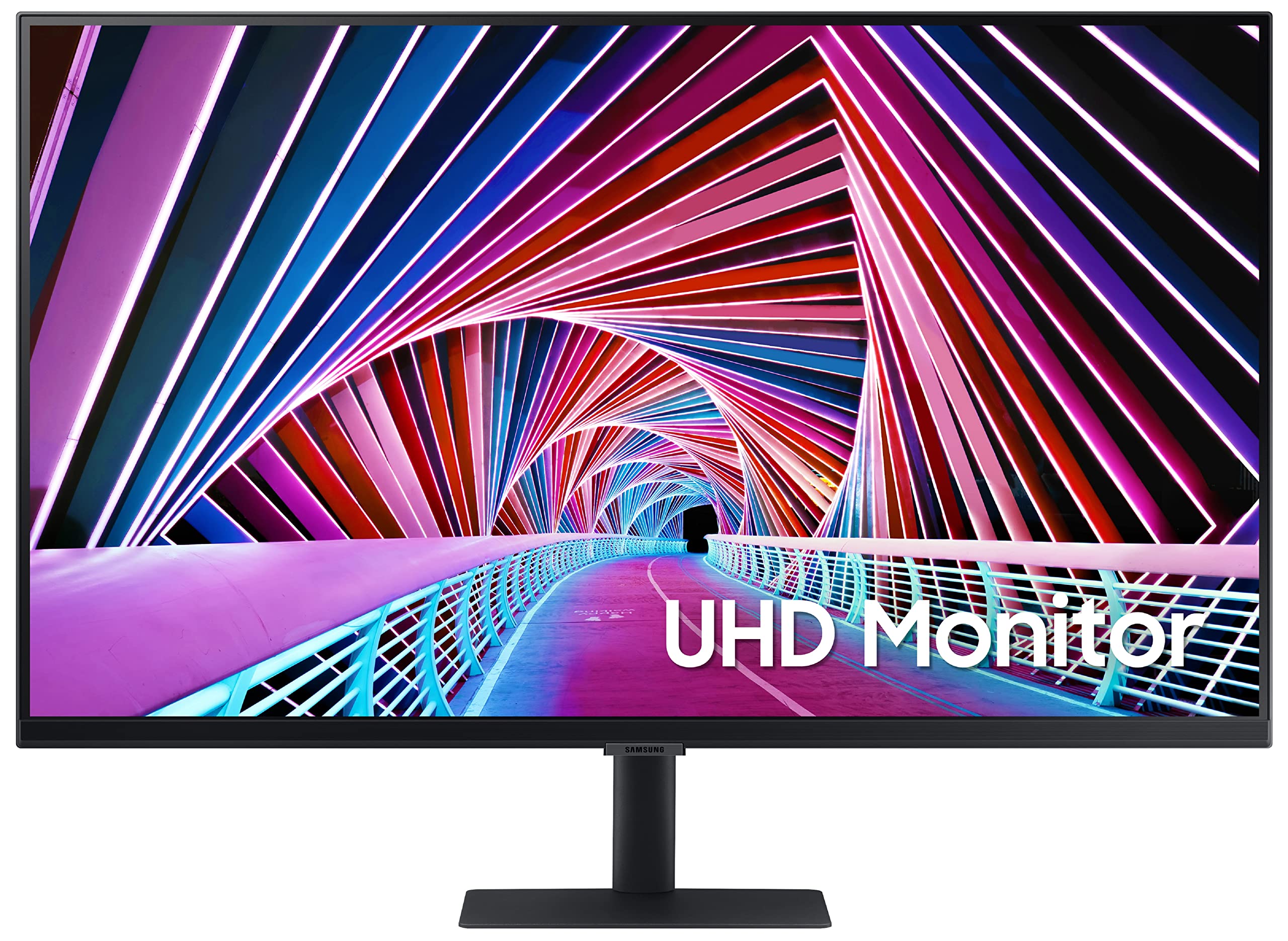 Samsung 27-inch(68.47cm) QHD Monitor, IPS, Bezel Less Design, 1 Billion Colors, HDR10, HAS, Intelligent Eye Care, AMD FreeSync™, FSC-Certified, Energy Saving (LS27A600NWWXXL, Black)