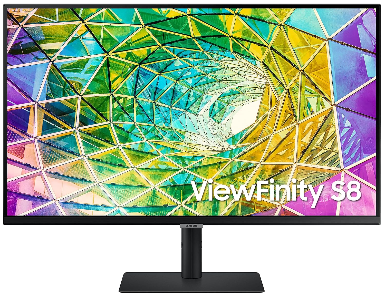 Samsung 32-Inch(81cm) UHD 4K High Resolution Monitor, HDR Support, 1 Billion Colors, Eye Care, AMD Freesync, Border-Less Design, Height Adjustable Stand, Energy Saving (LS32A800NWXXL, Black)