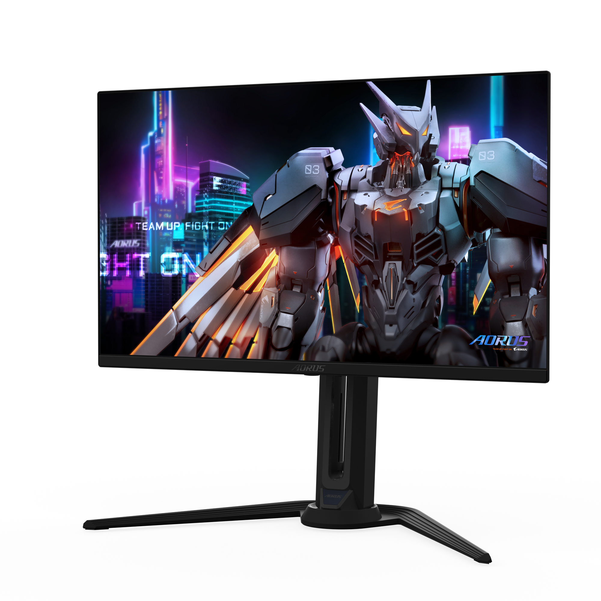 GIGABYTE - AORUS FO27Q3-27" QD OLED Gaming Monitor - QHD 2560x1440-360Hz - 0.03ms GTG - AMD FreeSync Premium Pro - Type C KVM - HDMI, DP, Type C - Height Adjustable - Black - Zapnet.in