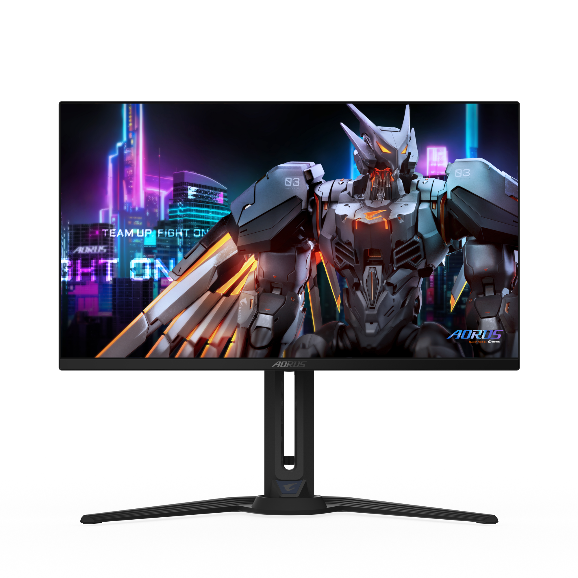 GIGABYTE - AORUS FO27Q3-27" QD OLED Gaming Monitor - QHD 2560x1440-360Hz - 0.03ms GTG - AMD FreeSync Premium Pro - Type C KVM - HDMI, DP, Type C - Height Adjustable - Black - Zapnet.in