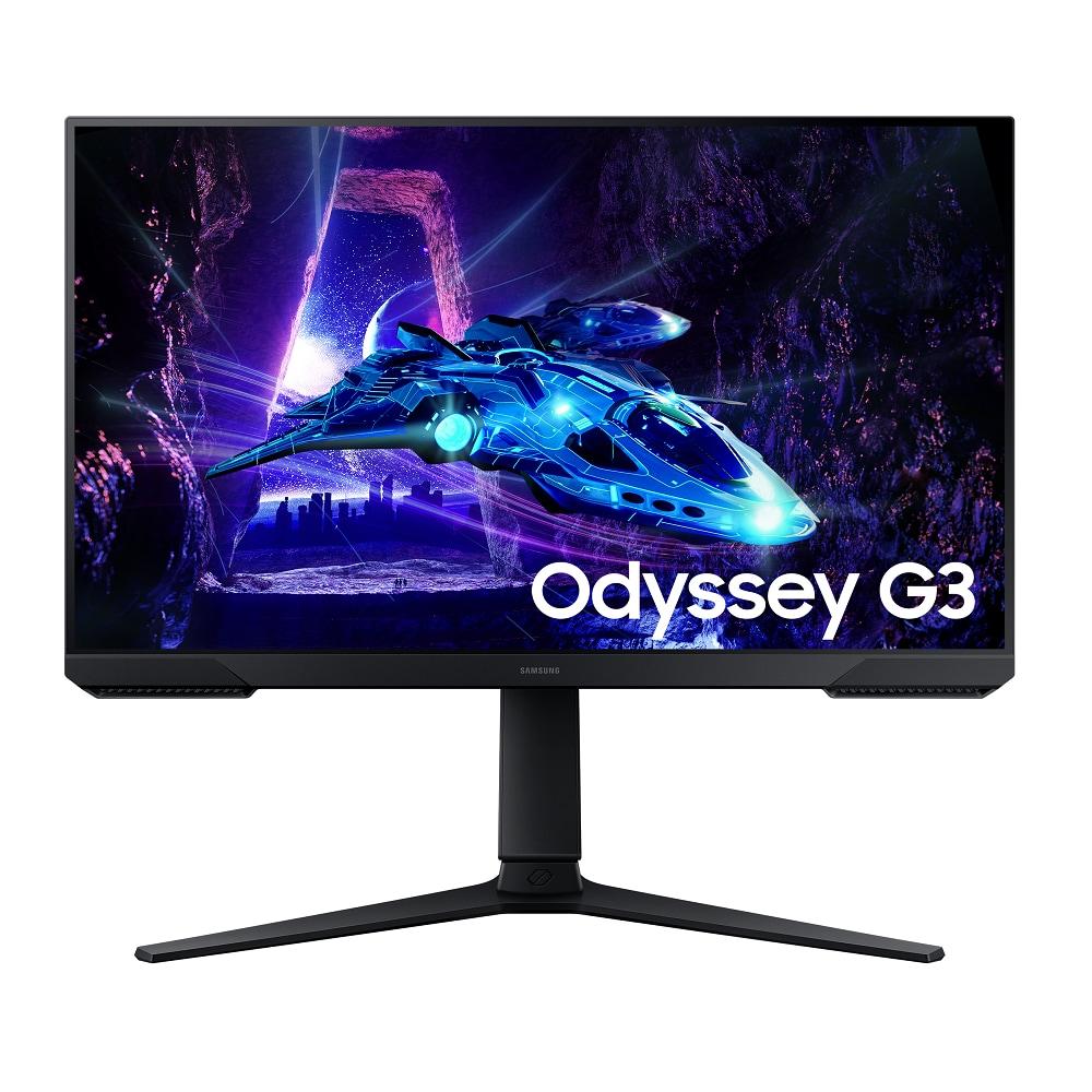 Samsung Odyssey G3 24 inch Full HD Gaming Monitor LS24DG302EWXXL front