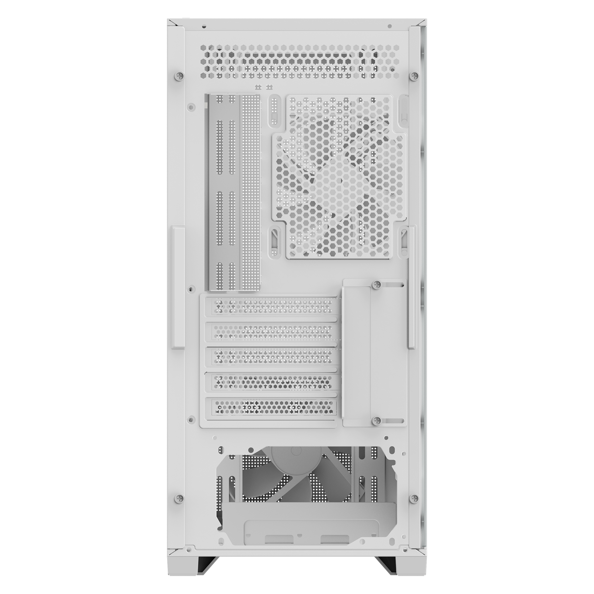 GIGABYTE  White Mid Tower PC Gaming Case (C500 PI ST WHITE) - Zapnet.in