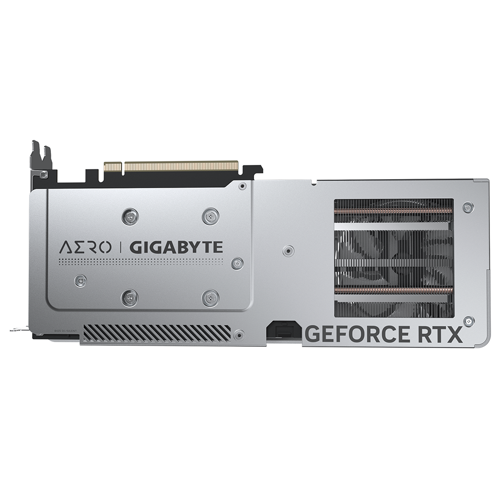 Gigabyte Geforce RTX 4060 Aero Oc 8G Graphics Card, 3X Windforce Fans, 8Gb 128-Bit Gddr6, Gv-N4060Aero Oc-8Gd Video Card - Pci_E - Zapnet.in