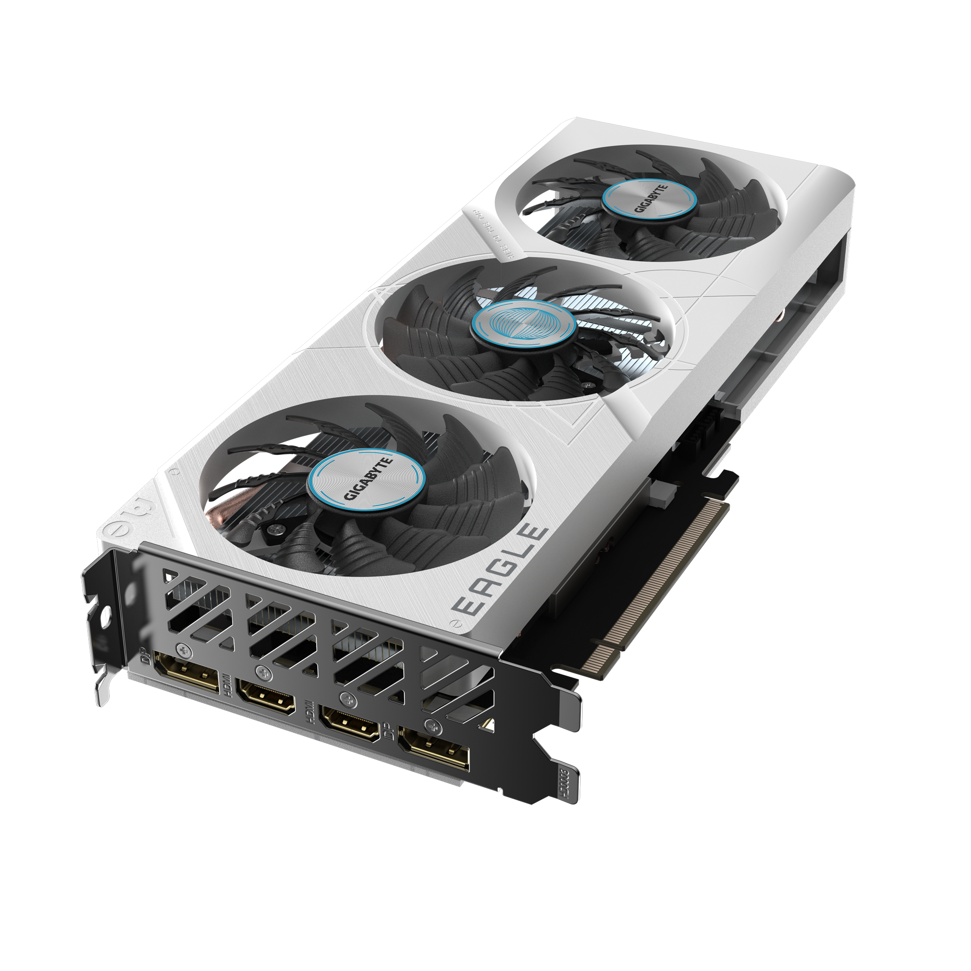 GIGABYTE GeForce RTX 4060 Eagle OC ICE 8G Graphics Card, 3X WINDFORCE Fans, 8GB 128-bit GDDR6, GV-N4060EAGLEOC ICE-8GD Video Card - Zapnet.in