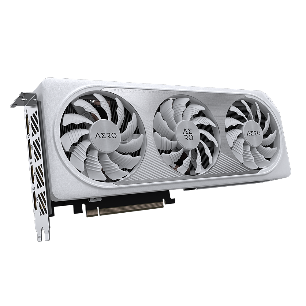 Gigabyte Geforce RTX 4060 Ti Aero Oc 8G Graphics Card, 3X Windforce Fans, 8Gb 128-Bit Gddr6, Gv-N406Taero Oc-8Gd Video Card - Pci_E_X16 - Zapnet.in