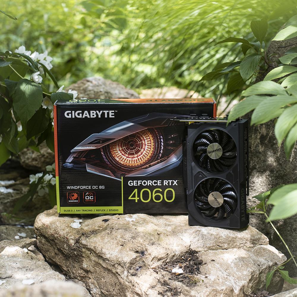 Gigabyte GeForce RTX™ 4060 WINDFORCE OC 8G (GV-N4060WF2OC-8GD) - Zapnet.in