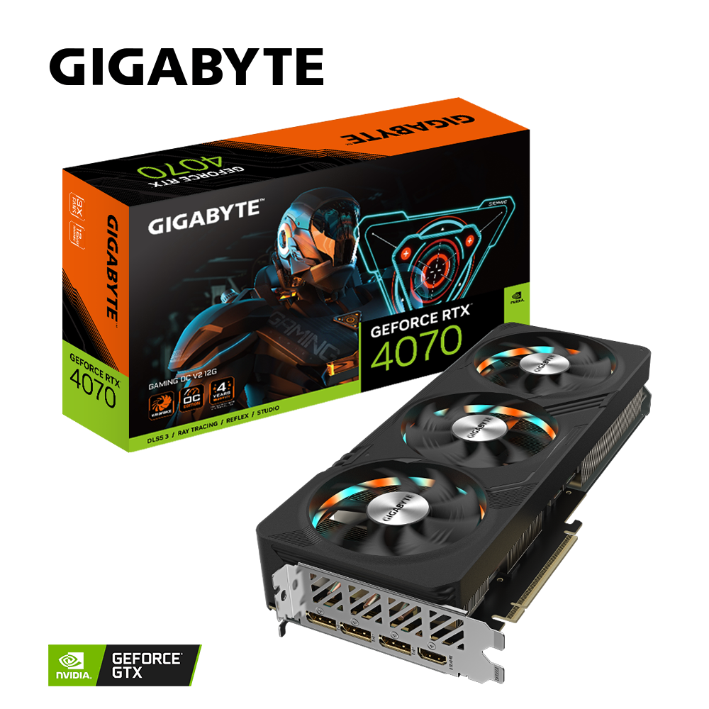 GIGABYTE GeForce RTX 4070 Gaming OC V2 12G Graphics Card (GV-N4070GAMING OC-12GD / V2) - Zapnet.in