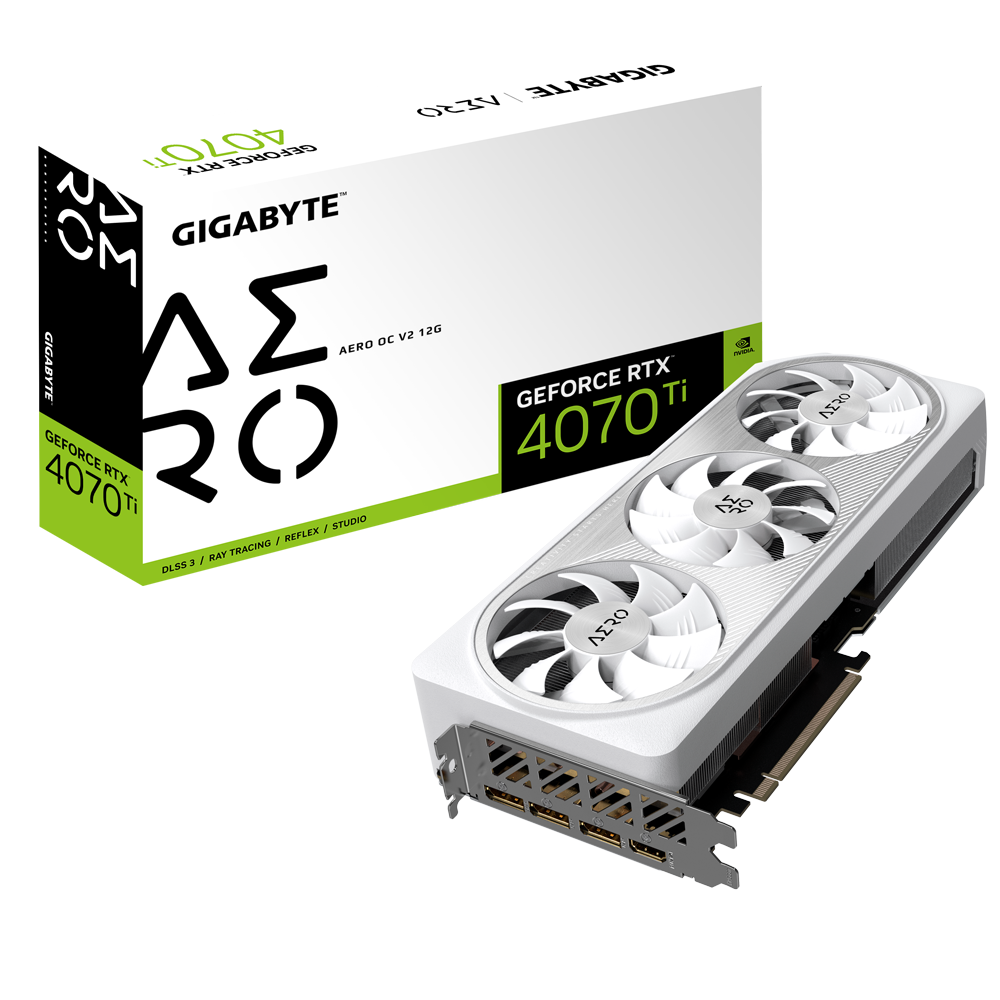 Gigabyte Geforce RTX 4070 Ti Aero OC V2 12G Graphics Card (GV-N407TAERO OCV2-12GD) - Zapnet.in