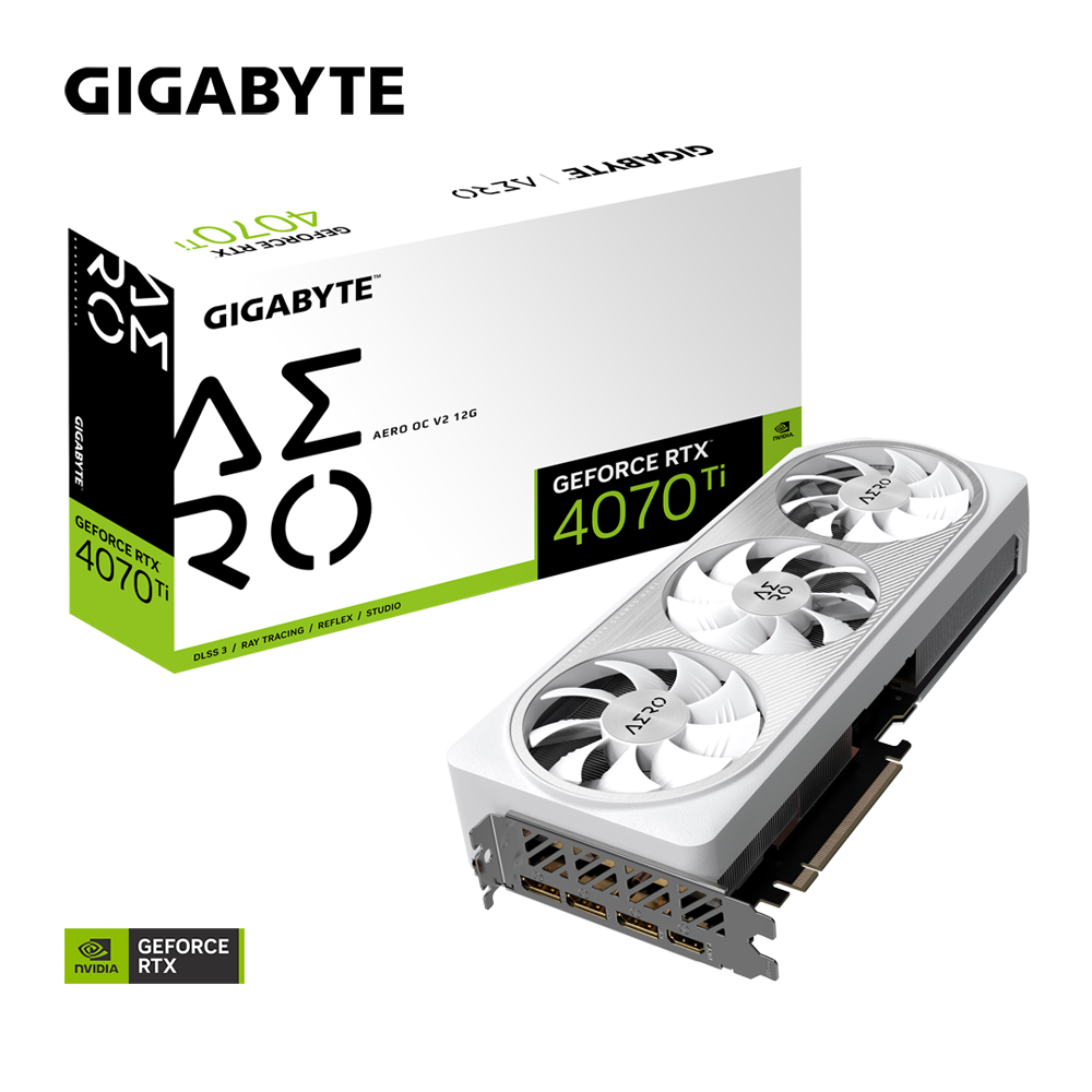 Gigabyte Geforce RTX 4070 Ti Aero OC V2 12G Graphics Card (GV-N407TAERO OCV2-12GD) - Zapnet.in