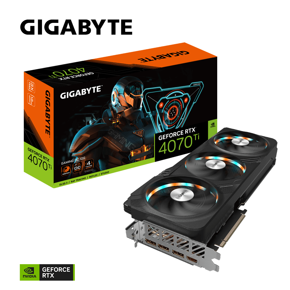 GIGABYTE Geforce RTX 4070 Ti Gaming OC 12G Graphics Card(GV-N407TGAMING OC-12GD) - Zapnet.in