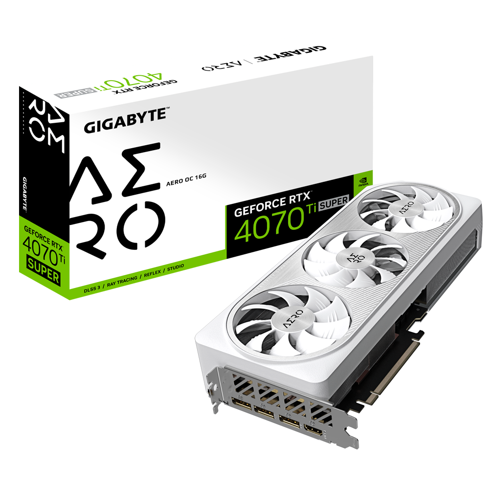 GIGABYTE Geforce RTX 4070 Ti Super Aero OC 16G Graphics Card - Zapnet.in