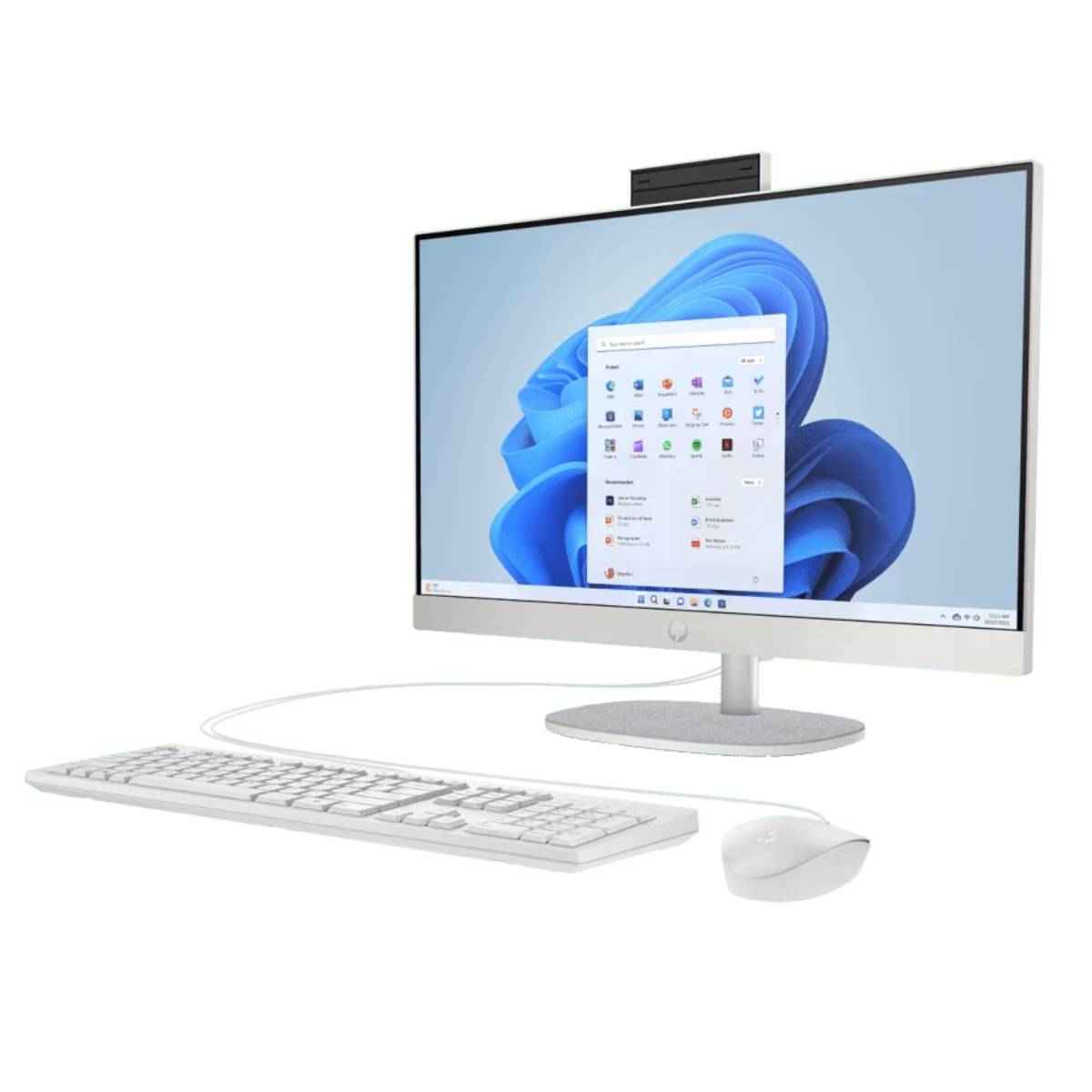 HP AIO 23.8" (Intel N200, 8GB DDR4 RAM, 512GB SSD, 23.8" FHD, Starry White)