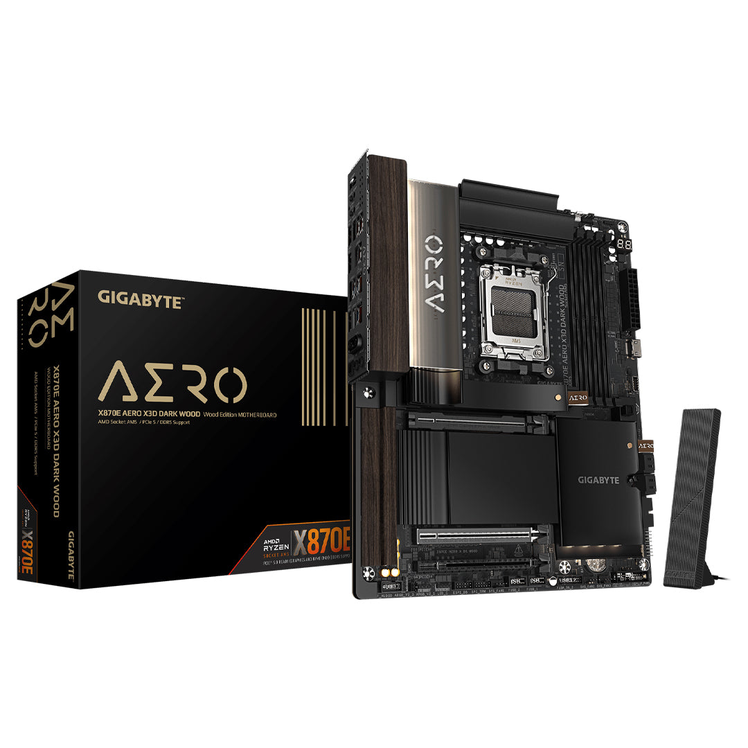 GIGABYTE X870E AERO X3D DARK WOOD Motherboard