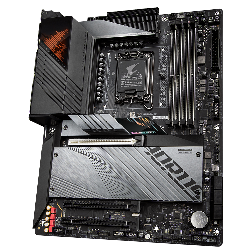 GIGABYTE Z690 AORUS Ultra (LGA 1700/ Intel Z690/ ATX/ DDR5/ Quad M.2/ PCIe 5.0/ USB 3.2 Gen2X2/ Type-C/WiFi 6/2.5GbE LAN/Gaming Motherboard) - Zapnet.in