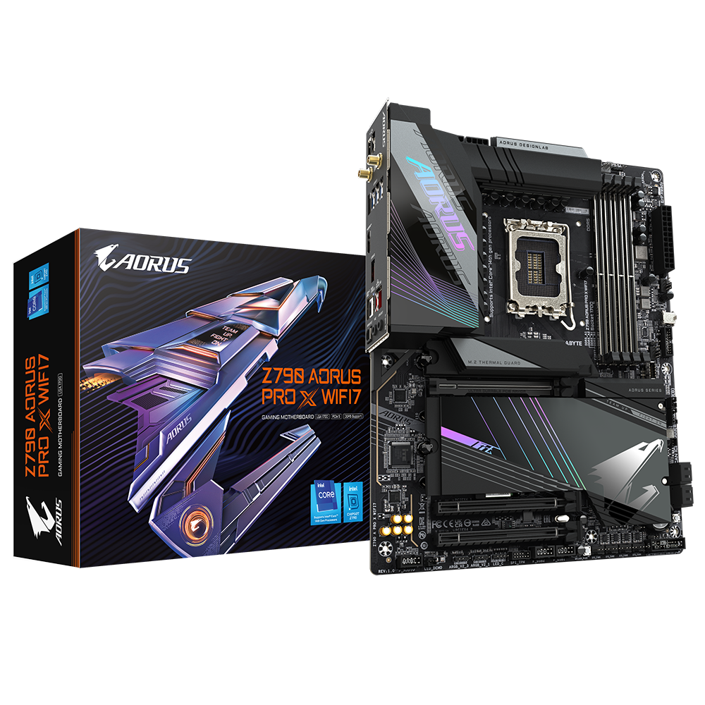 GIGABYTE ATX DDR5 Z790 A Pro X Wi-Fi7 Motherboard - Zapnet.in
