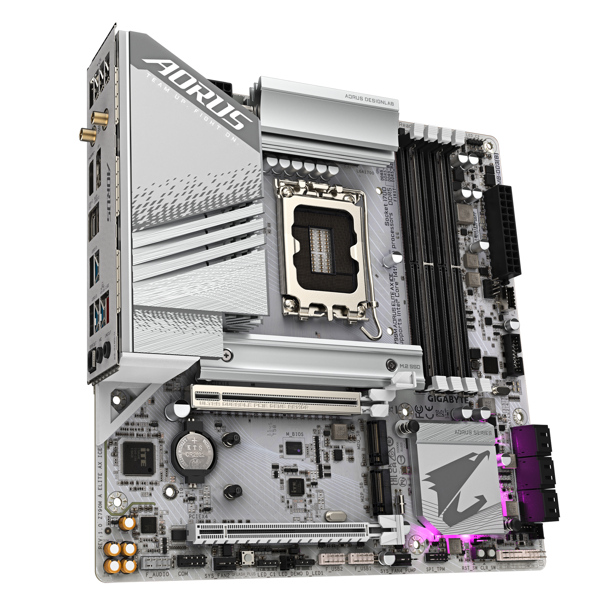 Z790M AORUS ELITE AX ICE Motherboard - Zapnet.in