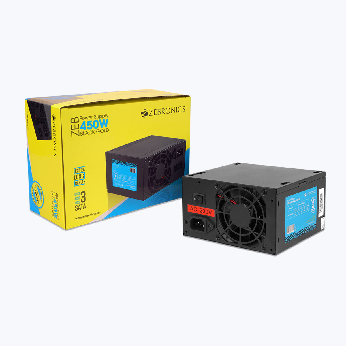 Zebronics Gold Series SMPS - connector cables reference image