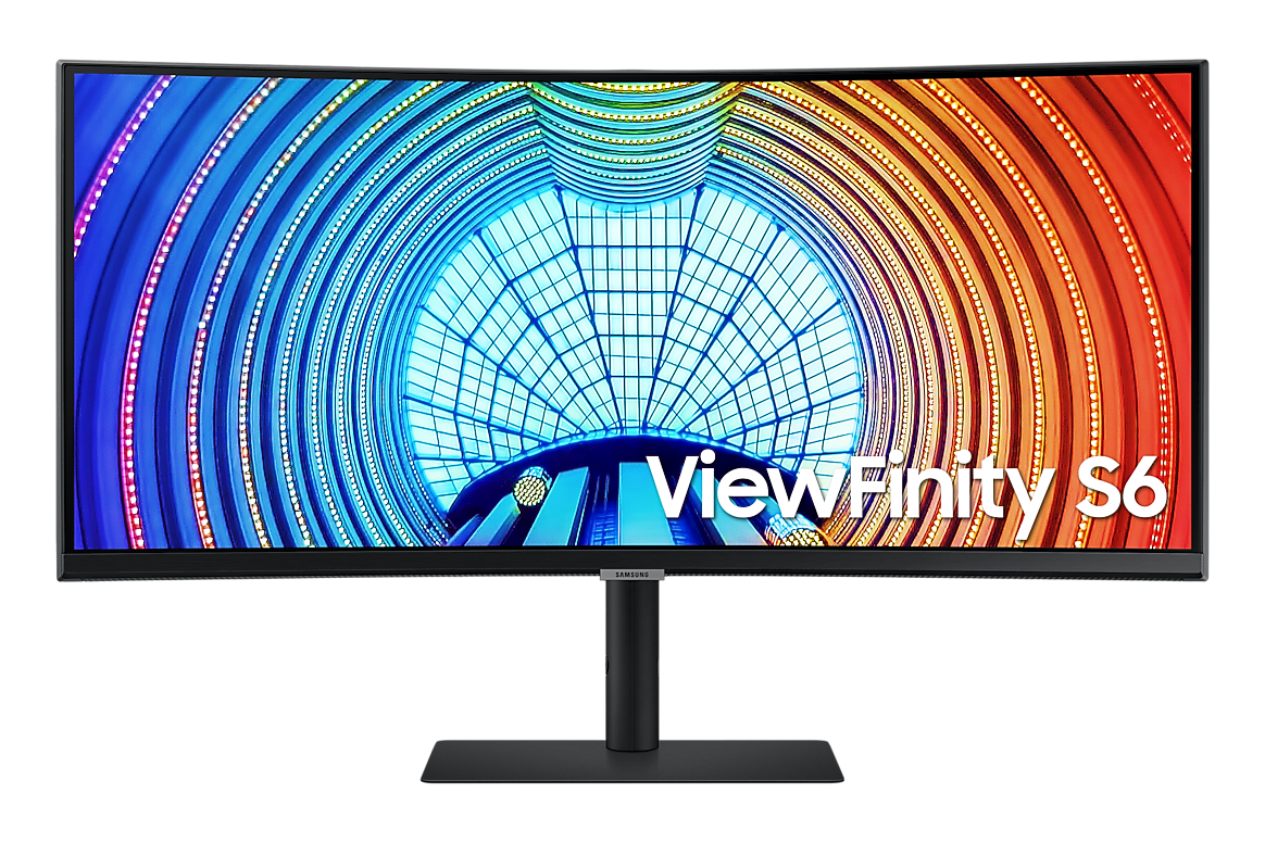Samsung ViewFinity S6 34 inch Curved UWQHD Monitor LS24A650UBWXXL