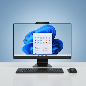 Black AiO Computer - Simple