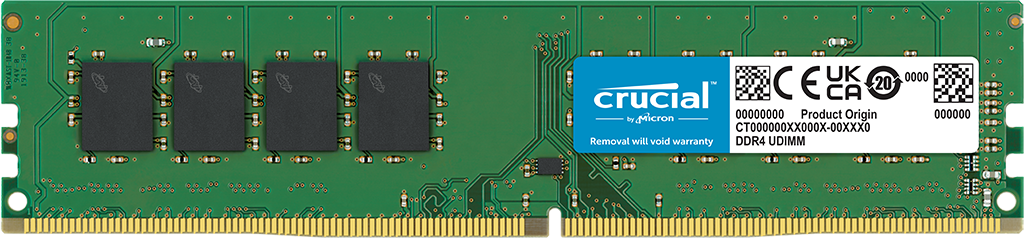 Crucial Pro 32GB Kit (2x16GB) DDR4 3200MHz Desktop UDIMM