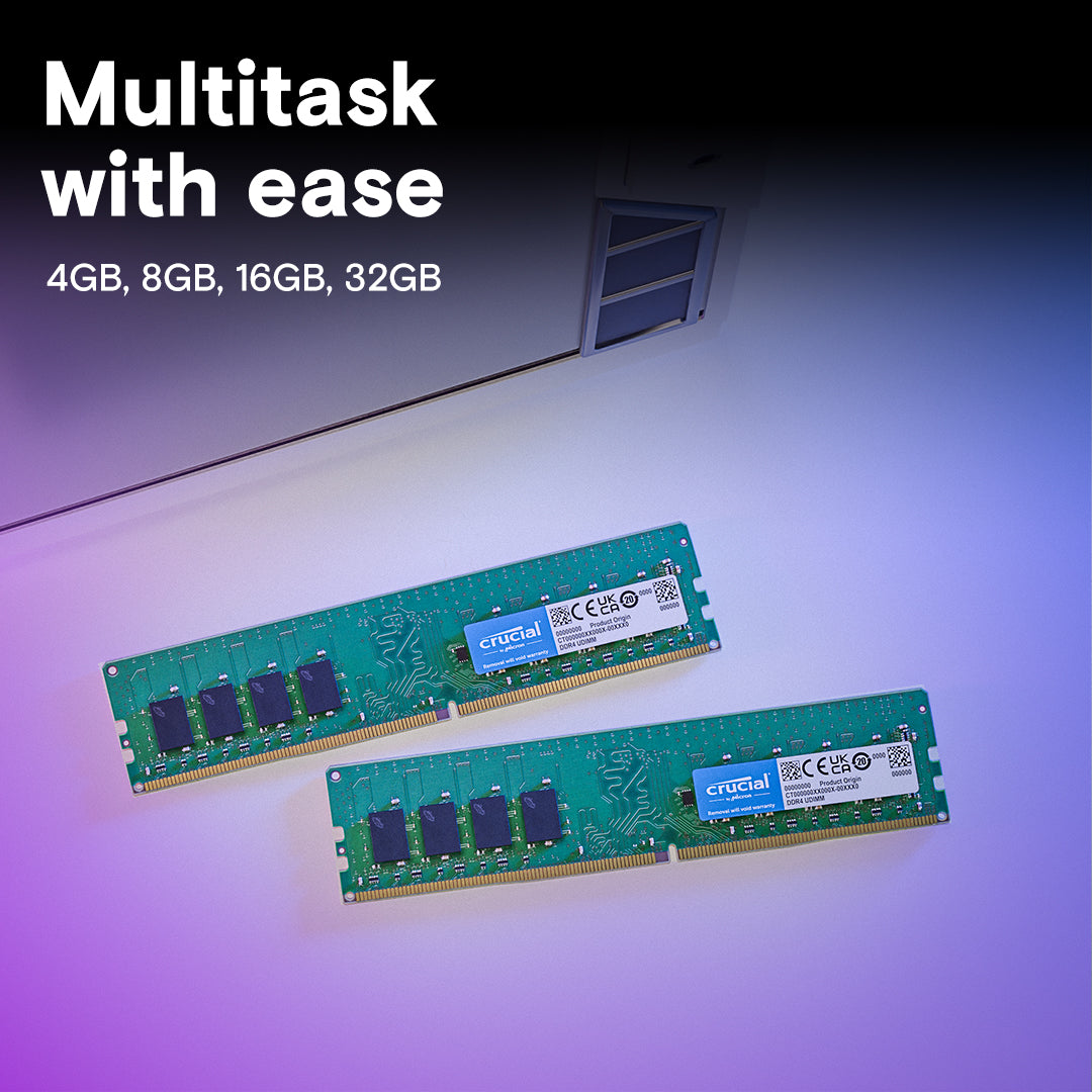 Crucial Pro DDR4 Desktop UDIMM - multitasking