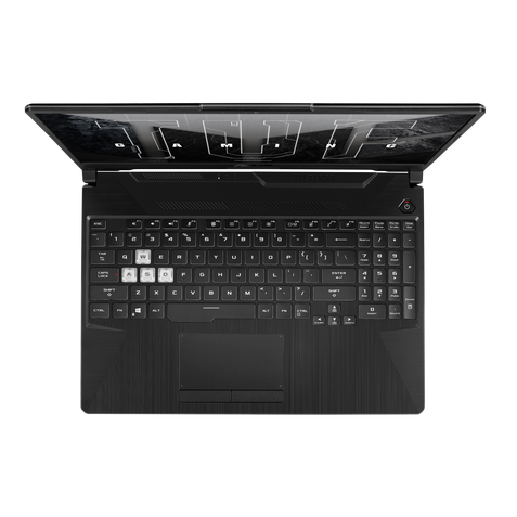 ASUS TUF Gaming A15 open angled view