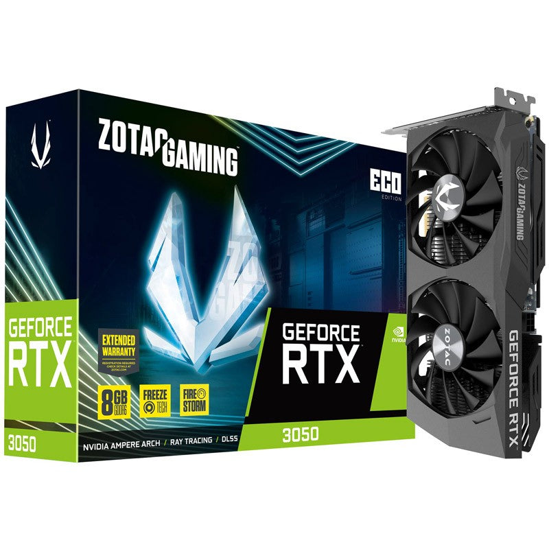 Zotac RTX 3050 ECO 8GB graphics card