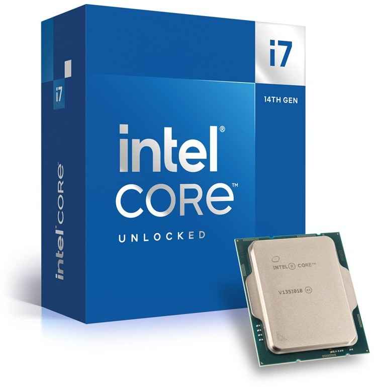 Intel Core i7-14700K Desktop Processor, 20 Cores (8P+12E) 28 Threads, 33 MB Intel Smart Cache, Base 3.40 GHz up to 5.60 GHz Turbo, LGA1700 Socket, 125W TDP, with Intel UHD Graphics 770