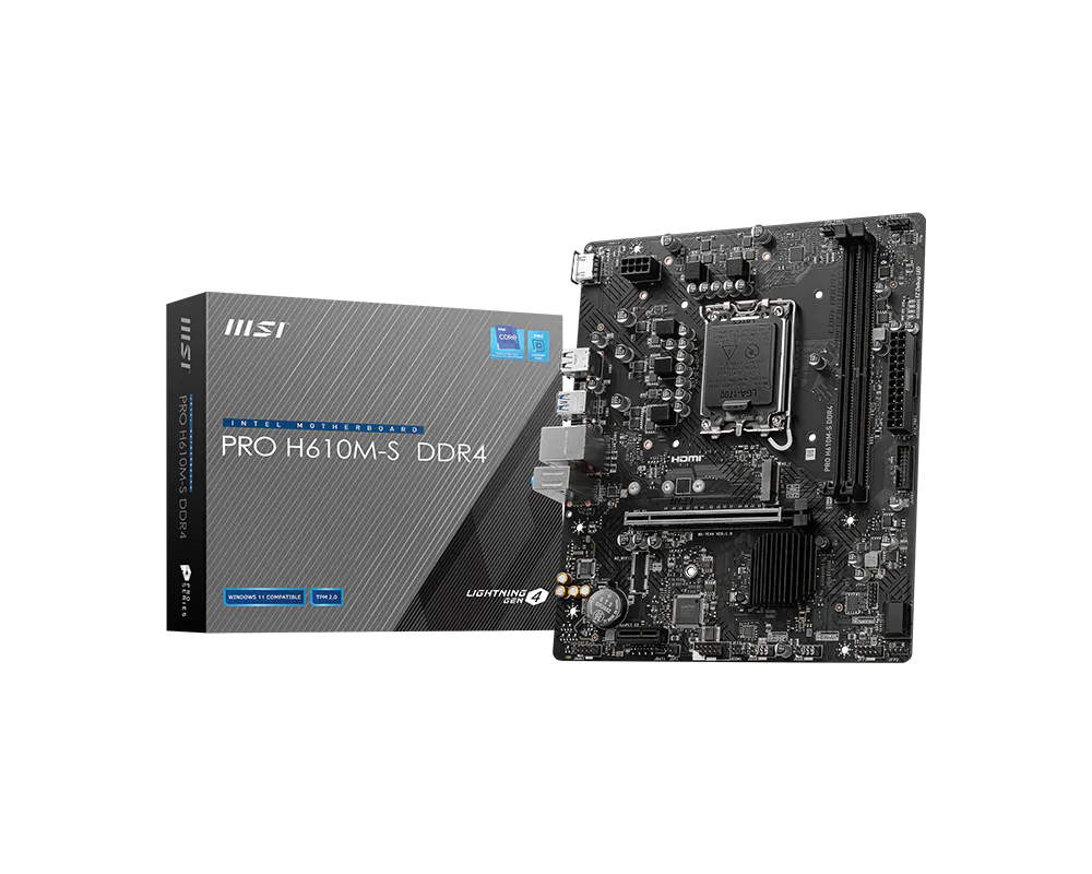 MSI PRO H610M-S DDR4 Motherboard - main
