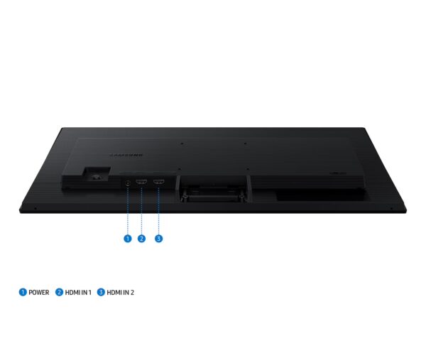 Samsung LS24F320GAWXXL 24 inch FHD IPS 120Hz Monitor - angle view